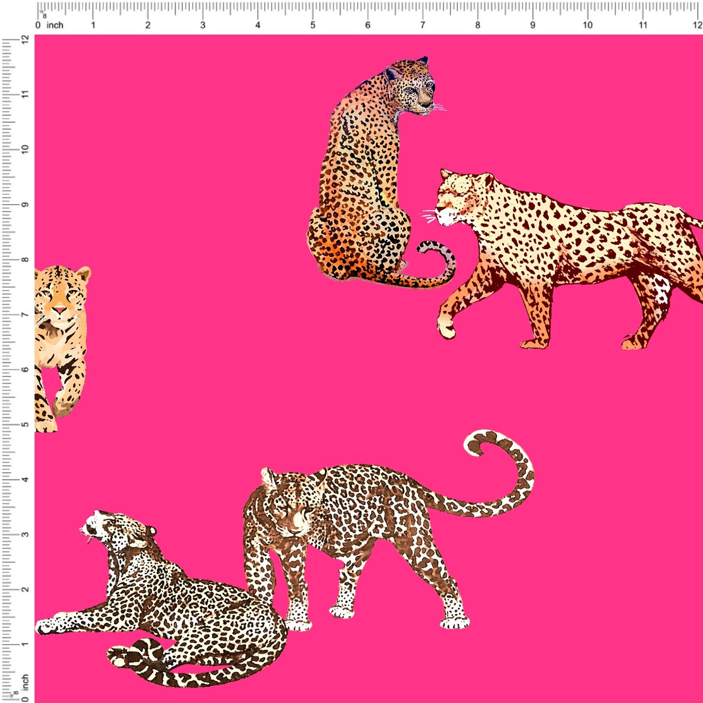 MAGENTA WILD LEOPARD