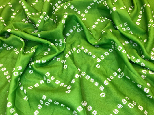 GREEN ZIGZAG BANDHINI