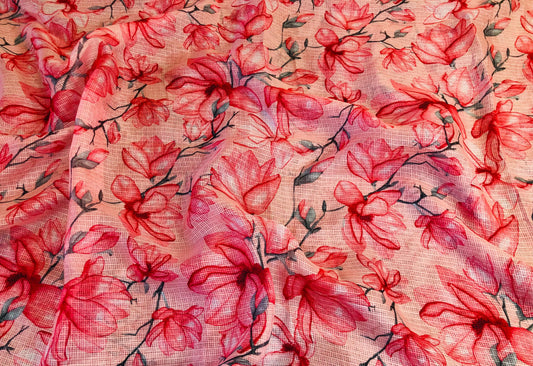 PEACH PINK FLORA