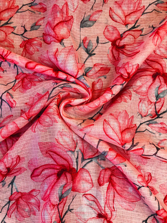 PEACH PINK FLORA