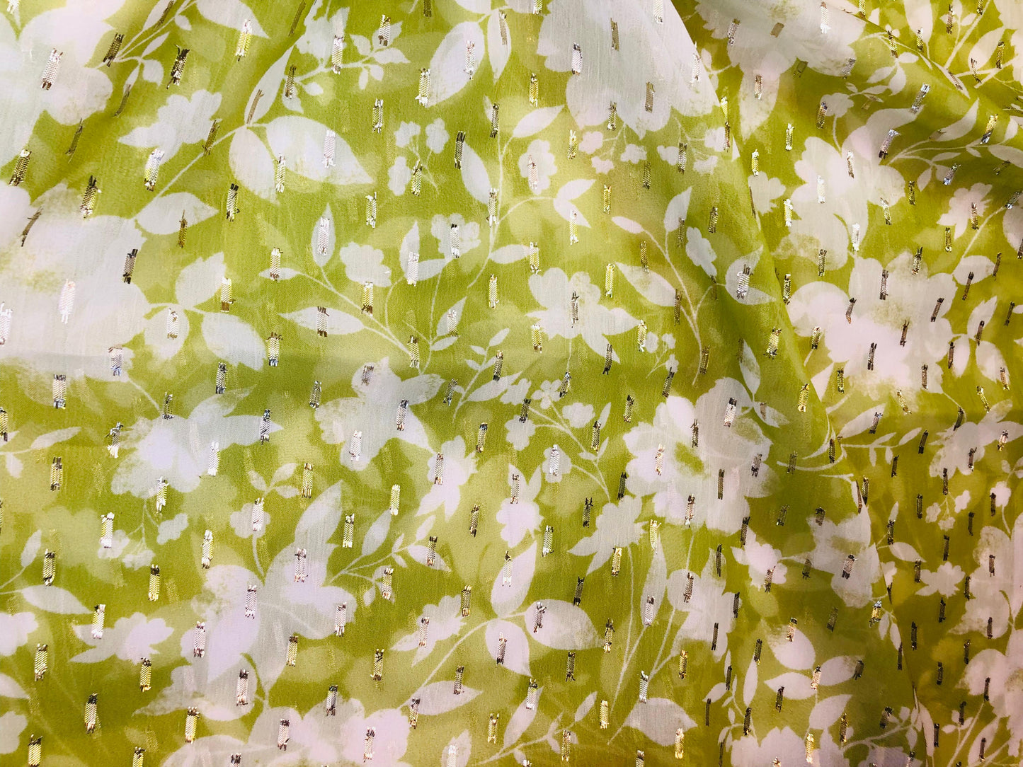 gold butta mono lemon floral