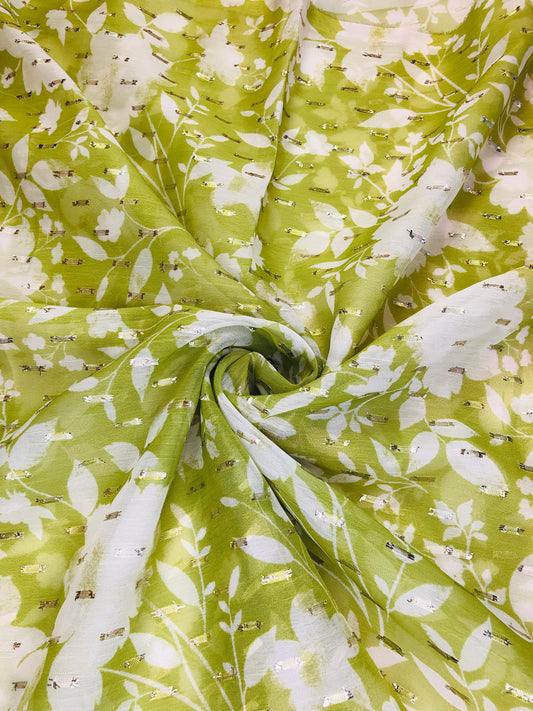 gold butta mono lemon floral