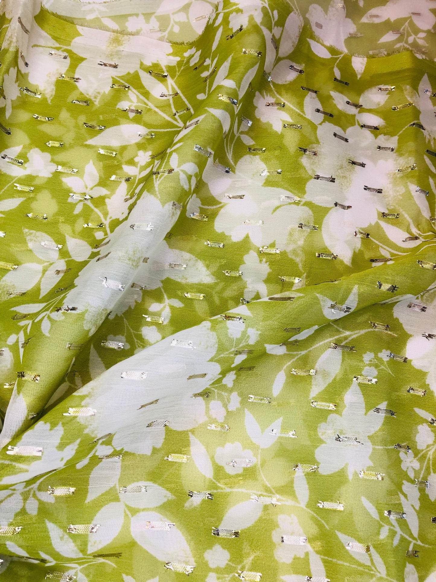 gold butta mono lemon floral