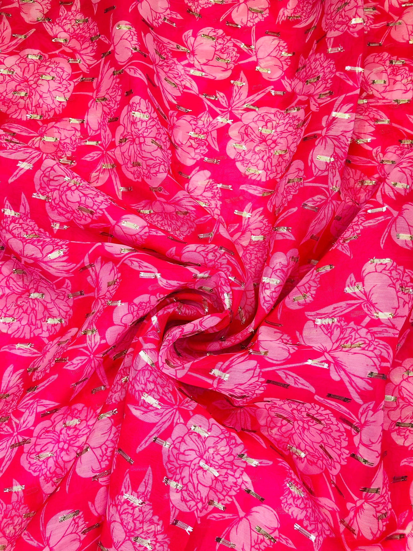 gold butta mono rani floral