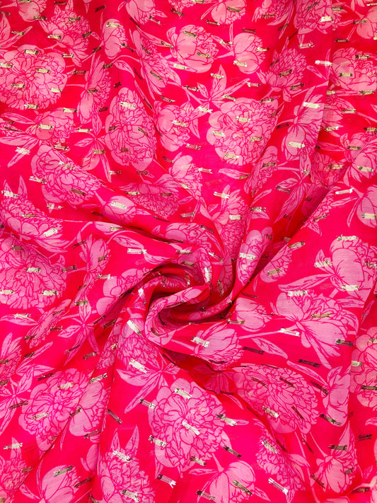 gold butta mono rani floral