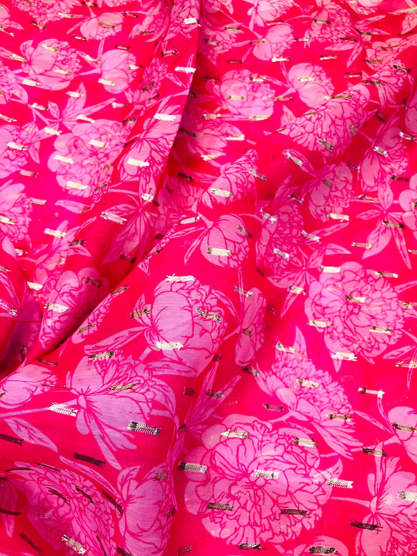 gold butta mono rani floral